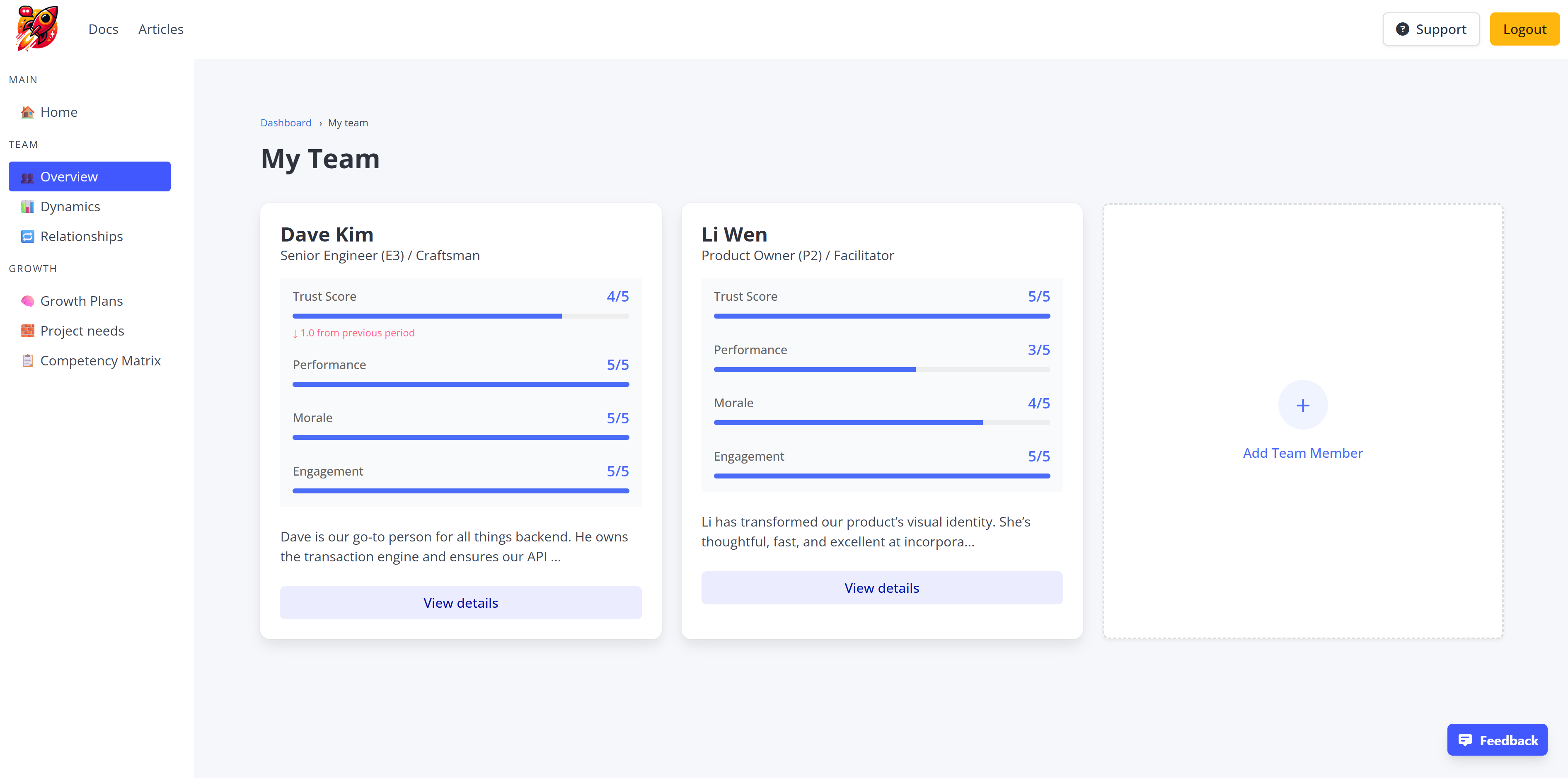 Team Overview